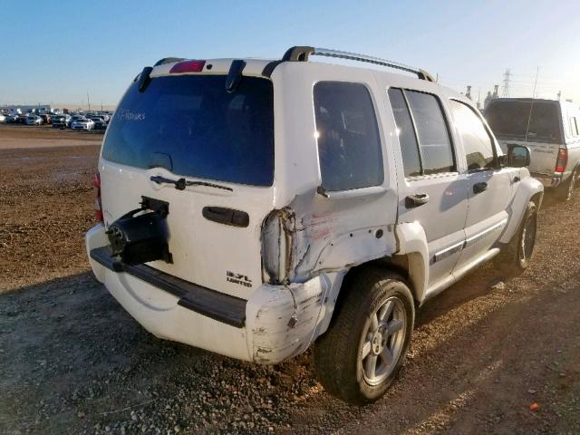 1J4GK58K66W221551 - 2006 JEEP LIBERTY LI WHITE photo 4