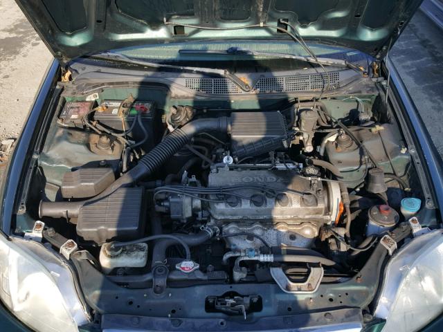 2HGEJ6618YH562114 - 2000 HONDA CIVIC BASE Yaşıl foto 7