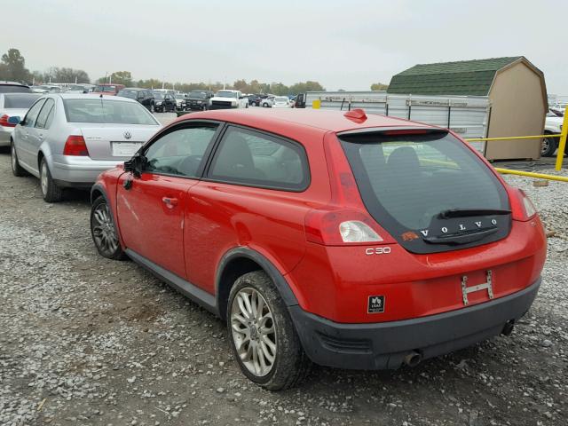 YV1MK672292145879 - 2009 VOLVO C30 T5 RED photo 3