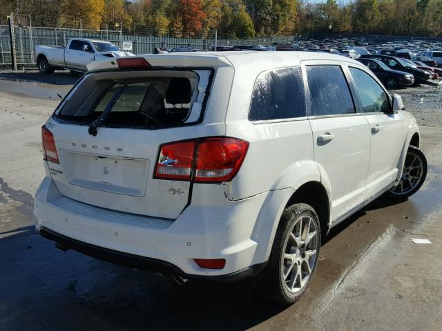 3C4PDDEG7ET185609 - 2014 DODGE JOURNEY R/ WHITE photo 4