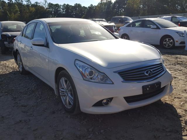 JN1CV6AP6DM712432 - 2013 INFINITI G37 BASE WHITE photo 1