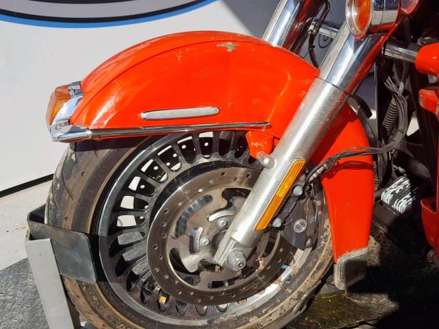 1HD1KEM16CB657469 - 2012 HARLEY-DAVIDSON FLHTK ELEC ORANGE photo 9