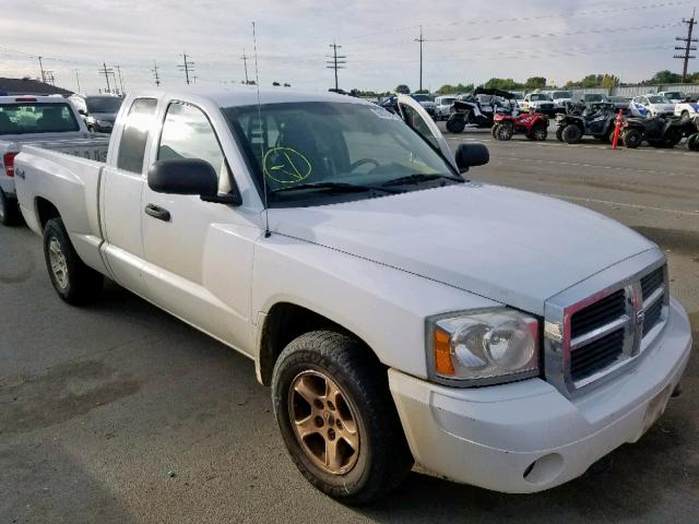 1D7HW42K36S716935 - 2006 DODGE DAKOTA WHITE photo 1