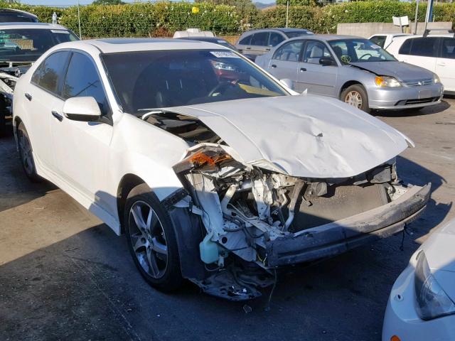 JH4CU2F85DC005272 - 2013 ACURA TSX SE WHITE photo 1