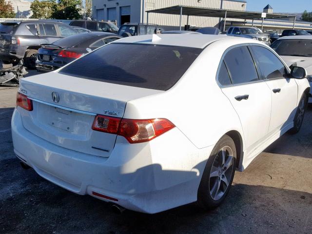 JH4CU2F85DC005272 - 2013 ACURA TSX SE WHITE photo 4