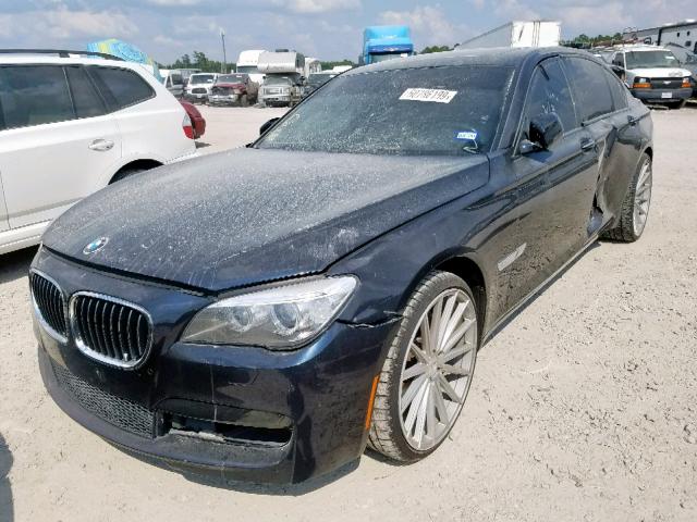 WBAYF4C55ED282035 - 2014 BMW 740 LXI BLUE photo 2