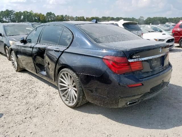 WBAYF4C55ED282035 - 2014 BMW 740 LXI BLUE photo 3