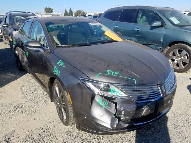 3LN6L2LU9GR620685 - 2016 LINCOLN MKZ HYBRID GRAY photo 1