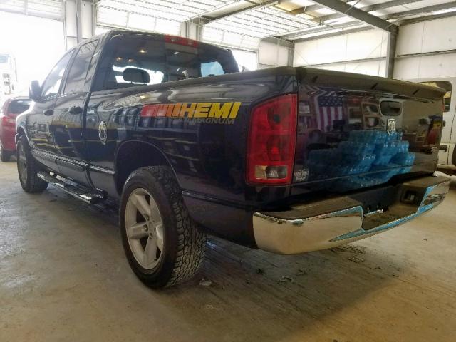 1D7HA18266S660736 - 2006 DODGE RAM 1500 S BLUE photo 3