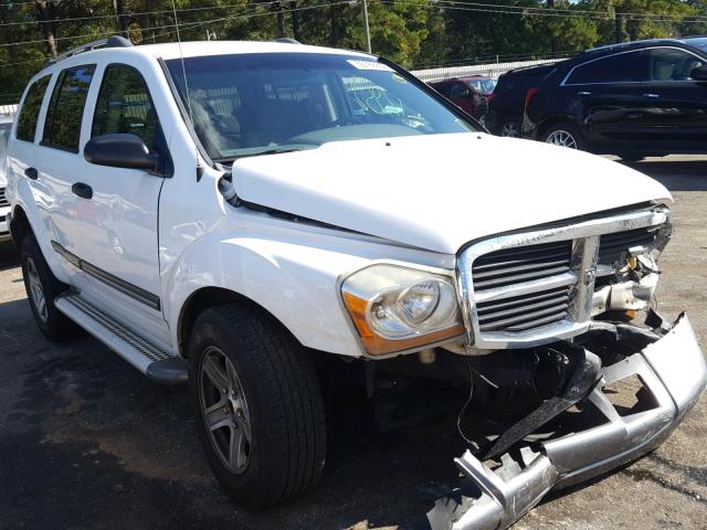 1D4HD48N36F162146 - 2006 DODGE DURANGO SL WHITE photo 1