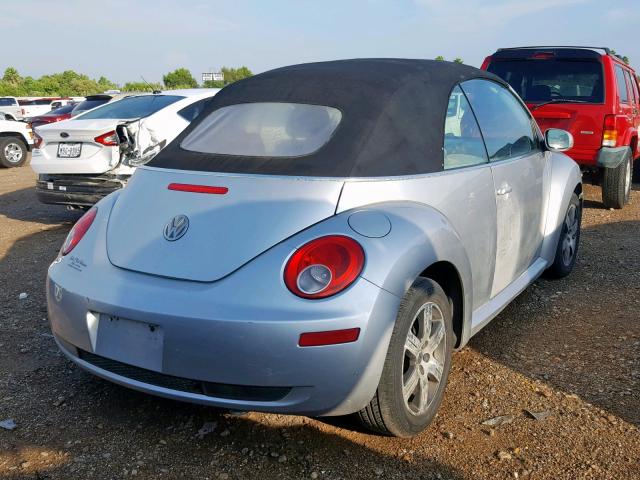 3VWPF31Y76M308241 - 2006 VOLKSWAGEN NEW BEETLE ვერცხლისფერი ფოტო 4