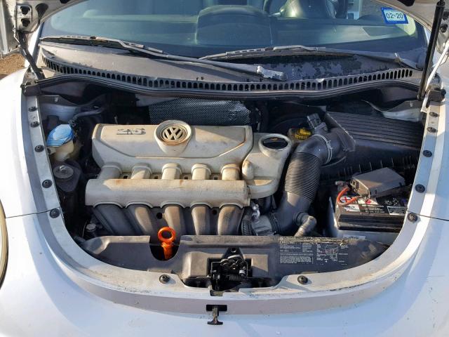 3VWPF31Y76M308241 - 2006 VOLKSWAGEN NEW BEETLE ვერცხლისფერი ფოტო 7