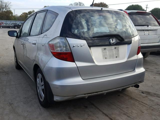 JHMGE8H36BC009007 - 2011 HONDA FIT SILVER photo 3