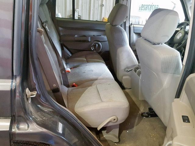 1J8HG48K36C195328 - 2006 JEEP COMMANDER ნაცრისფერი ფოტო 6