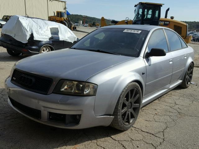 WUAPV54B53N905336 - 2003 AUDI RS6 SILVER photo 2