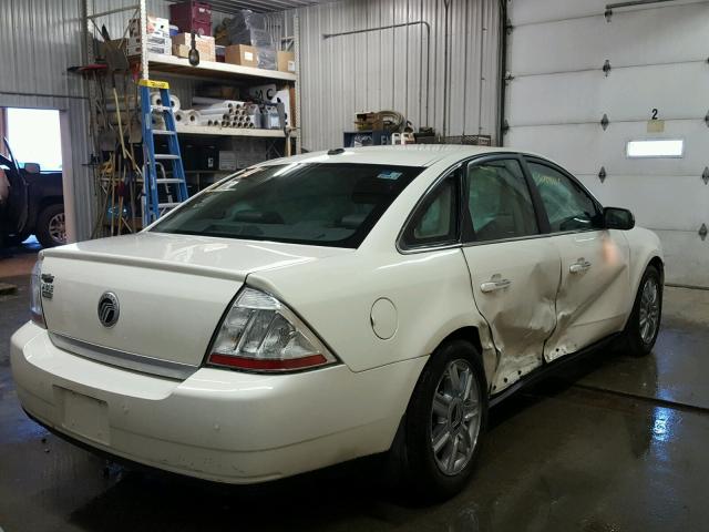 1MEHM42W69G628907 - 2009 MERCURY SABLE PREM WHITE photo 4