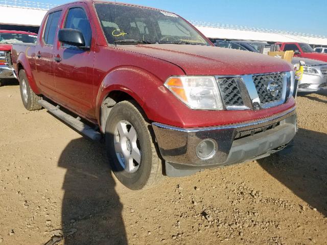 1N6AD09U47C406707 - 2007 NISSAN FRONTIER C RED photo 1