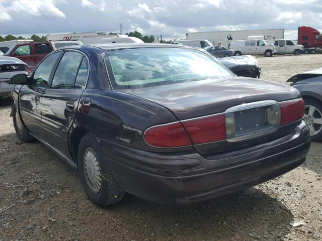 1G4HP54K71U188626 - 2001 BUICK LESABRE CU BURGUNDY photo 3