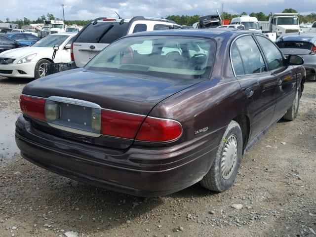 1G4HP54K71U188626 - 2001 BUICK LESABRE CU BURGUNDY photo 4