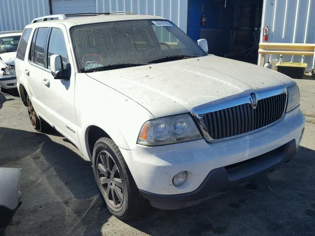 5LMEU68H63ZJ30171 - 2003 LINCOLN AVIATOR WHITE photo 1