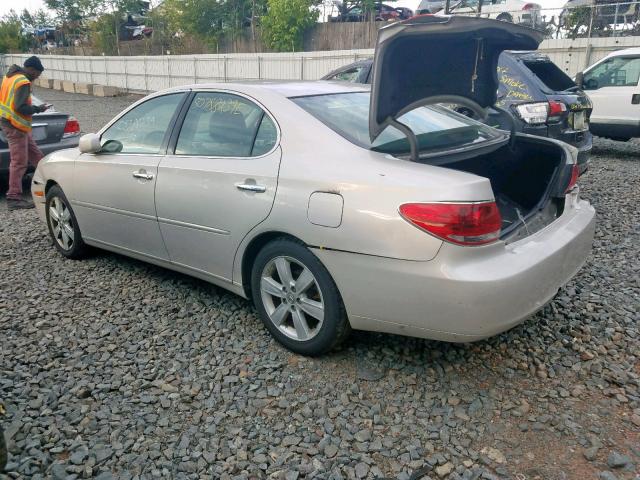 JTHBA30G255124459 - 2005 LEXUS ES 330 GRAY photo 3