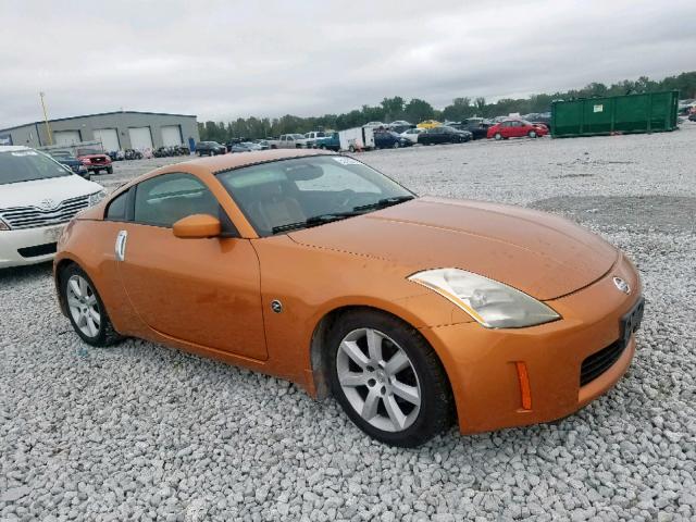 JN1AZ34E54T051342 - 2004 NISSAN 350Z COUPE ORANGE photo 1