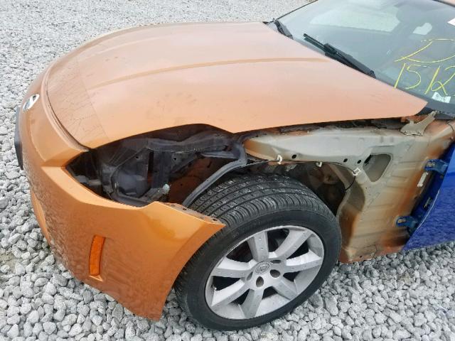 JN1AZ34E54T051342 - 2004 NISSAN 350Z COUPE ORANGE photo 10