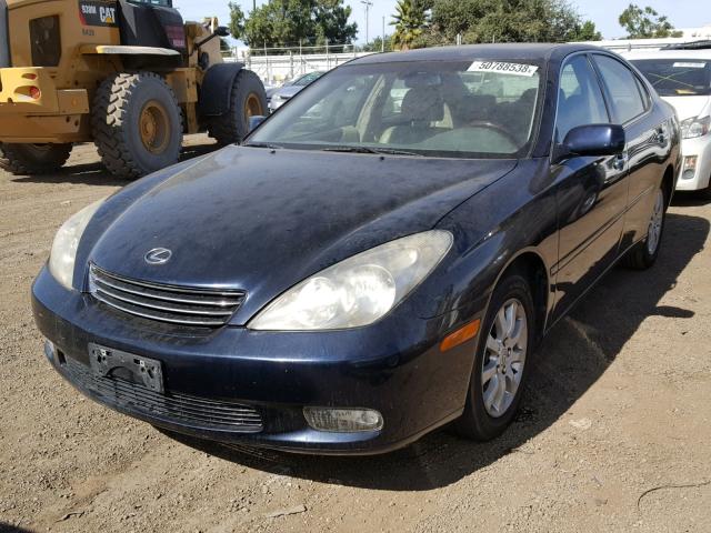 JTHBF30G420044087 - 2002 LEXUS ES 300 BLUE photo 2