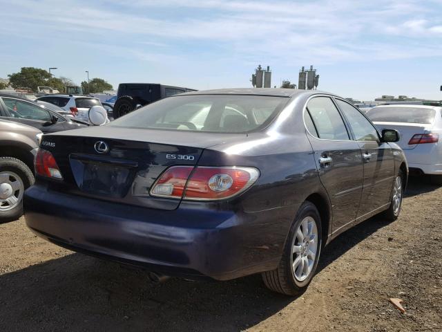 JTHBF30G420044087 - 2002 LEXUS ES 300 BLUE photo 4