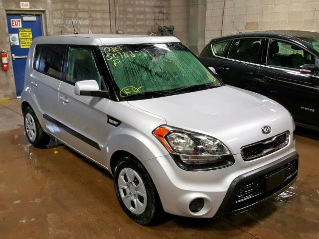 KNDJT2A55D7497139 - 2013 KIA SOUL SILVER photo 1