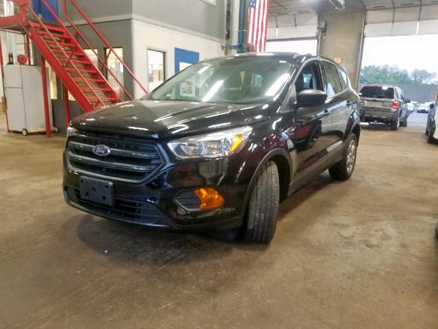 1FMCU0F70HUA68532 - 2017 FORD ESCAPE S BLACK photo 2