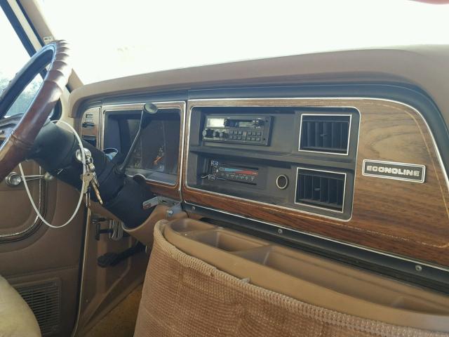 1FDKE30G3KHB44019 - 1989 FORD F-350 WHITE photo 9