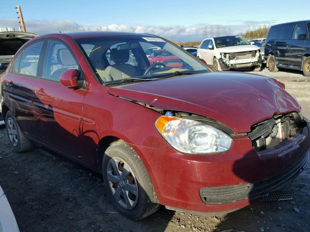 KMHCN45C08U243946 - 2008 HYUNDAI ACCENT GLS BURGUNDY photo 1