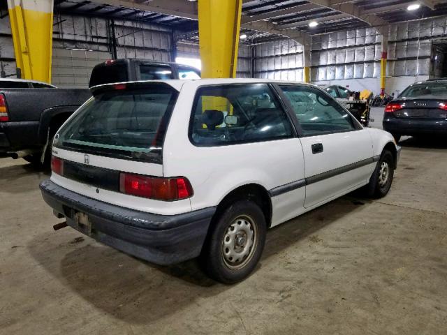 2HGED6343MH593139 - 1991 HONDA CIVIC WHITE photo 4