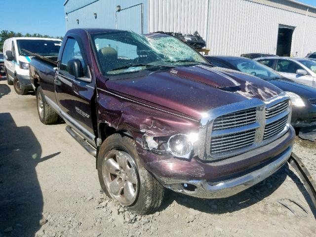 1D3HU16D74J118030 - 2004 DODGE RAM 1500 S PURPLE photo 1