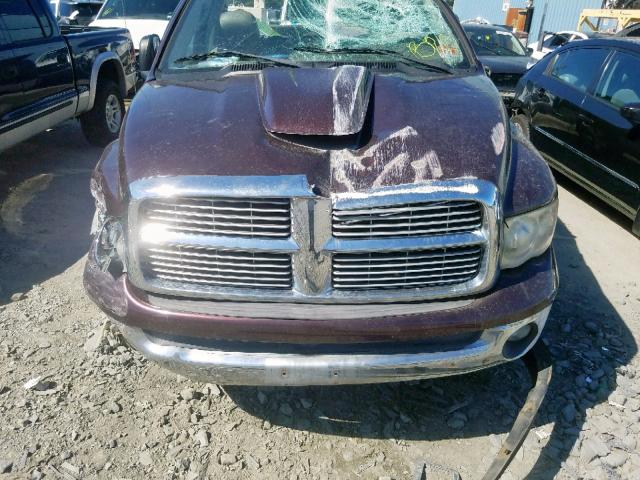 1D3HU16D74J118030 - 2004 DODGE RAM 1500 S PURPLE photo 7