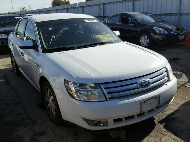 1FAHP24W48G179869 - 2008 FORD TAURUS SEL WHITE photo 1