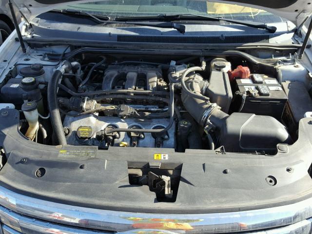 1FAHP24W48G179869 - 2008 FORD TAURUS SEL WHITE photo 7