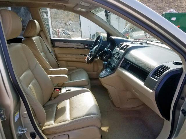 JHLRE48718C075739 - 2008 HONDA CR-V EXL GOLD photo 5