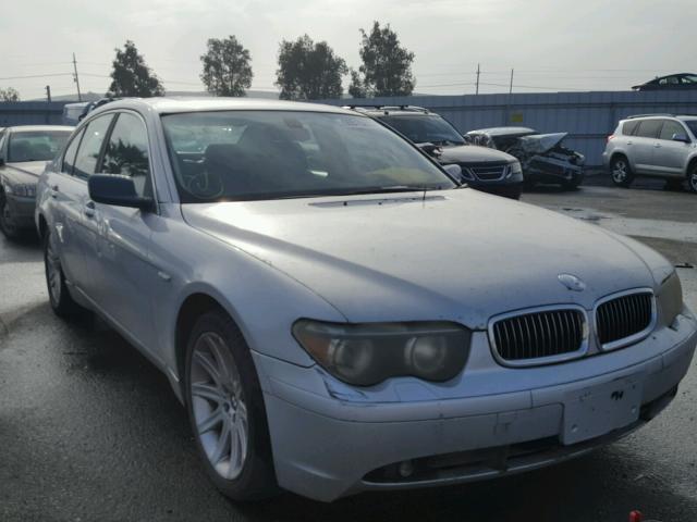 WBAGL63472DP58630 - 2002 BMW 745 I SILVER photo 1