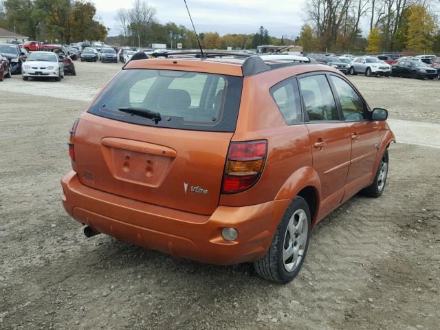 5Y2SL62854Z428816 - 2004 PONTIAC VIBE ORANGE photo 4