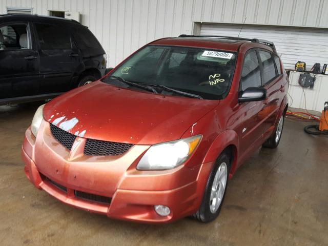 5Y2SL62843Z431415 - 2003 PONTIAC VIBE BURGUNDY photo 2