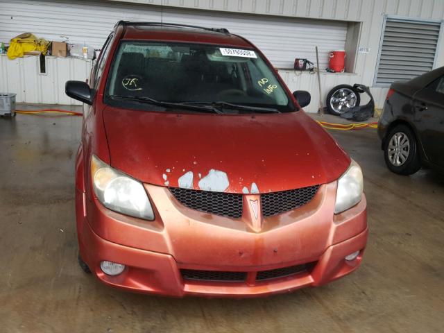 5Y2SL62843Z431415 - 2003 PONTIAC VIBE BURGUNDY photo 9