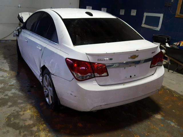 1G1P75SZ9F7223102 - 2015 CHEVROLET CRUZE WHITE photo 3