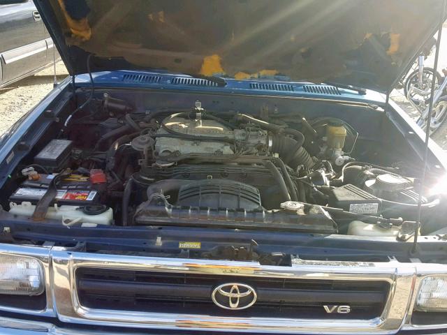 JT4VN13D5R5148768 - 1994 TOYOTA PICKUP 1/2 BLUE photo 7