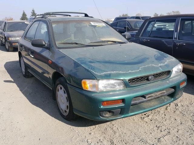 JF1GF4353WH812615 - 1998 SUBARU IMPREZA L GREEN photo 1