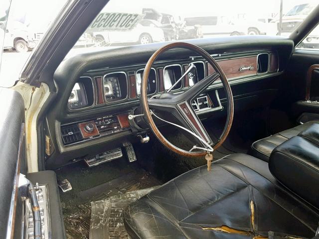 0Y89A849900 - 1970 LINCOLN MARK III WHITE photo 9