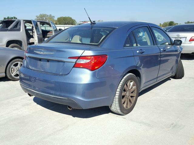 1C3BC1FG5BN536110 - 2011 CHRYSLER 200 TOURIN BLUE photo 4