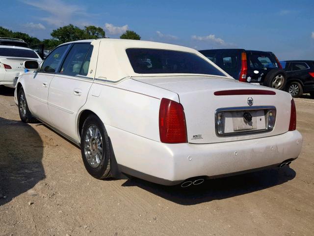 1G6KE54Y25U162240 - 2005 CADILLAC DEVILLE DH WHITE photo 3