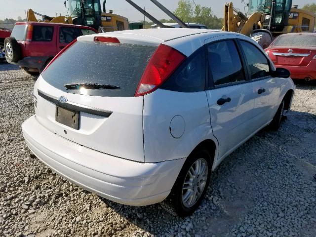 1FAFP37N67W264572 - 2007 FORD FOCUS ZX5 WHITE photo 4